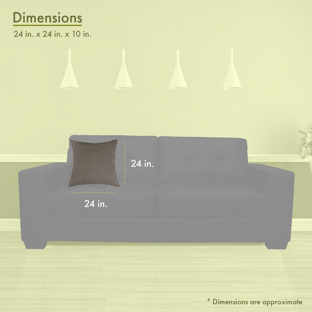Majestic Home Goods Pillow 24x24 Wales Gray