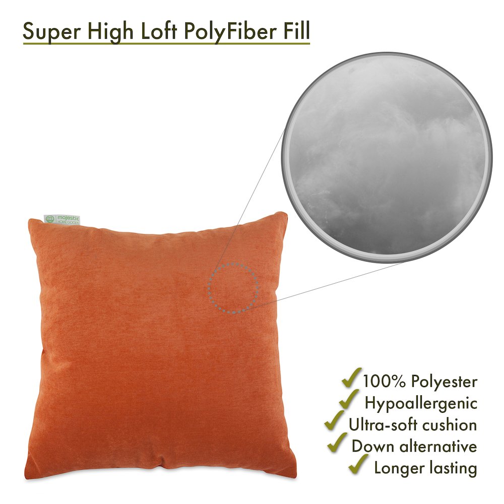 Majestic Home Goods Pillow 24x24 Villa Orange