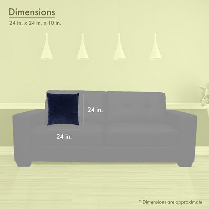Majestic Home Goods Pillow 24x24 Villa Navy