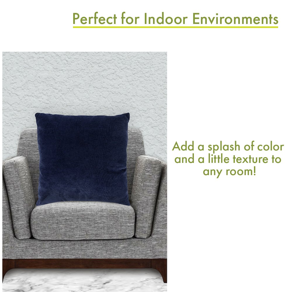 Majestic Home Goods Pillow 24x24 Villa Navy