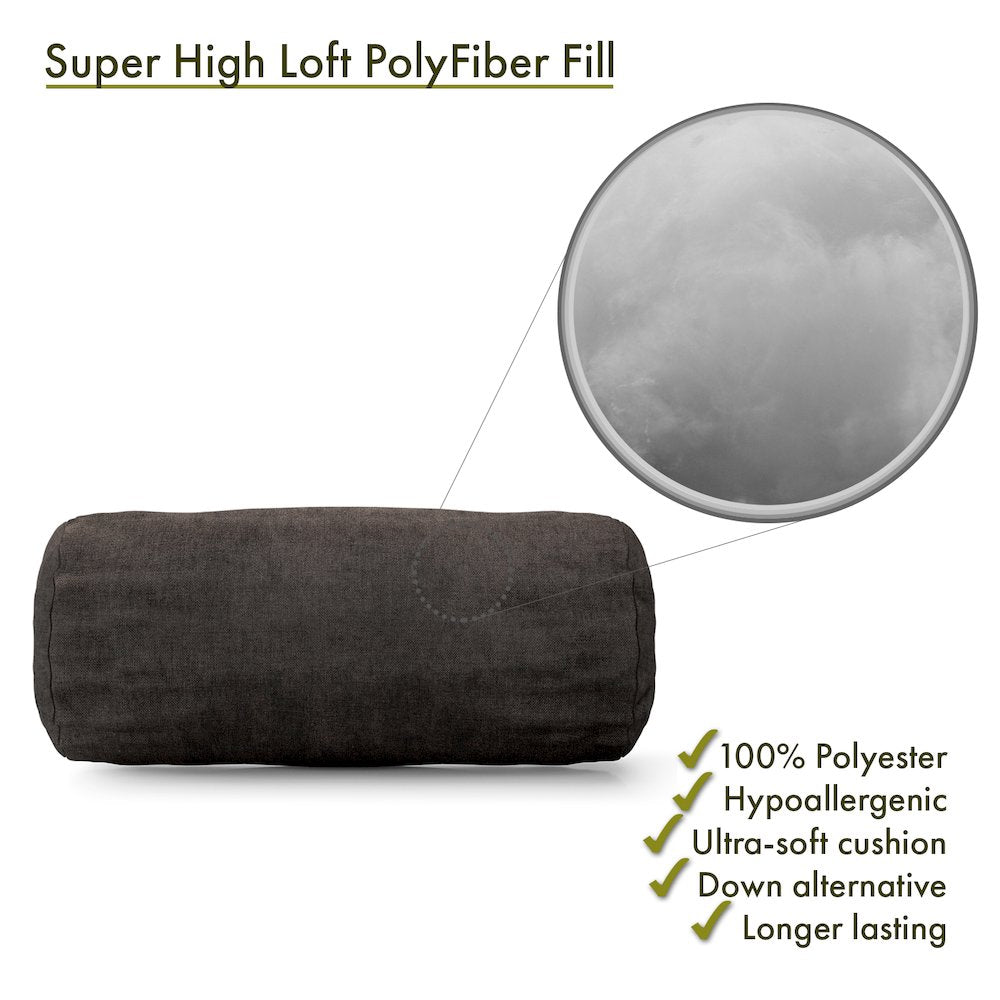 Majestic Home Goods Bolster Pillow Villa Storm