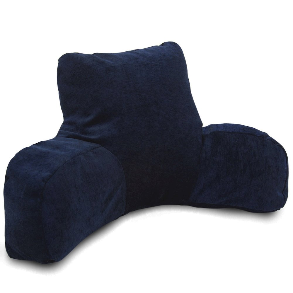 Majestic Home Goods Reading Pillow Villa Navy