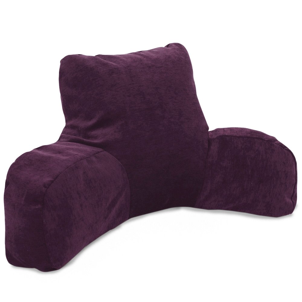 Majestic Home Goods Reading Pillow Villa Aubergine