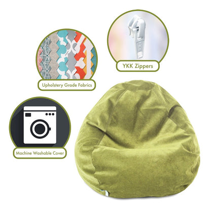 Majestic Home Goods Small Bean Bag Villa Apple