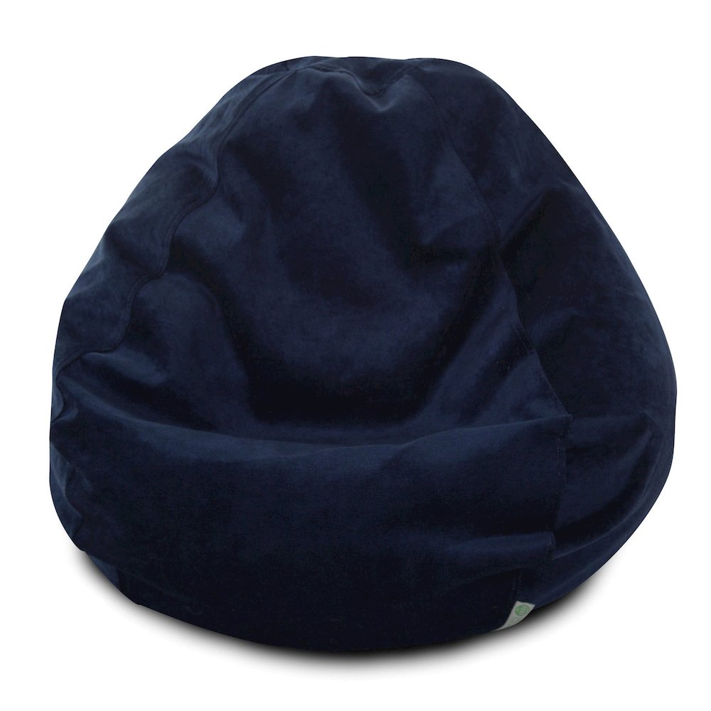 Majestic Home Goods Small Bean Bag Villa Navy
