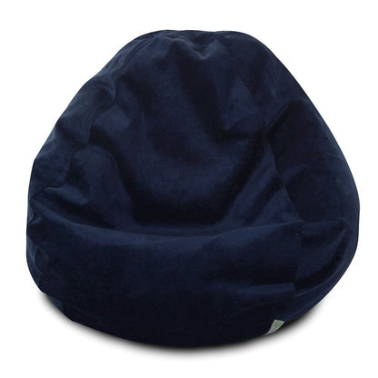 Majestic Home Goods Small Bean Bag Villa Navy