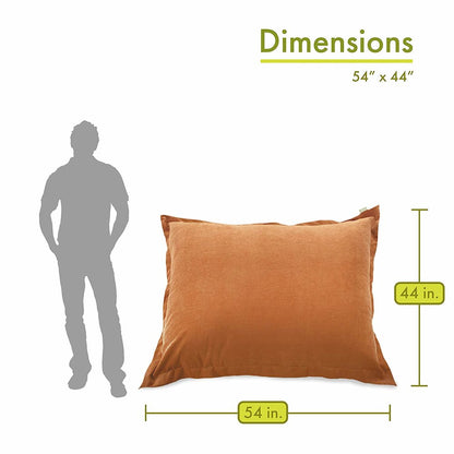 Majestic Home Goods Floor Pillow Villa Orange