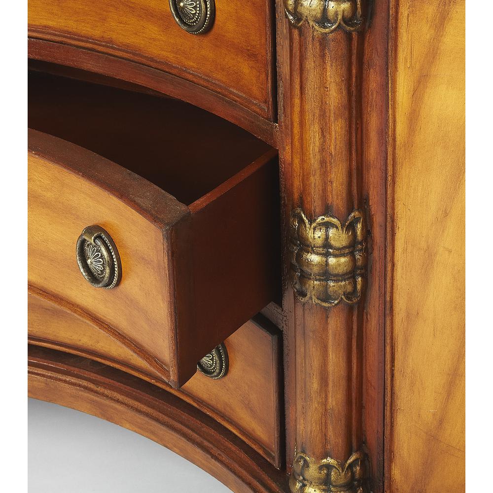 Alberto Fossil Stone 53"W Sideboard, Multi-Color