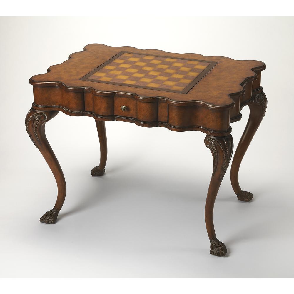 Bianchi Traditional Game Table, Medium Brown