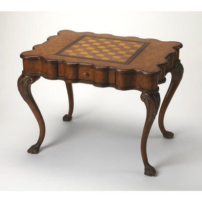 Bianchi Traditional Game Table, Medium Brown