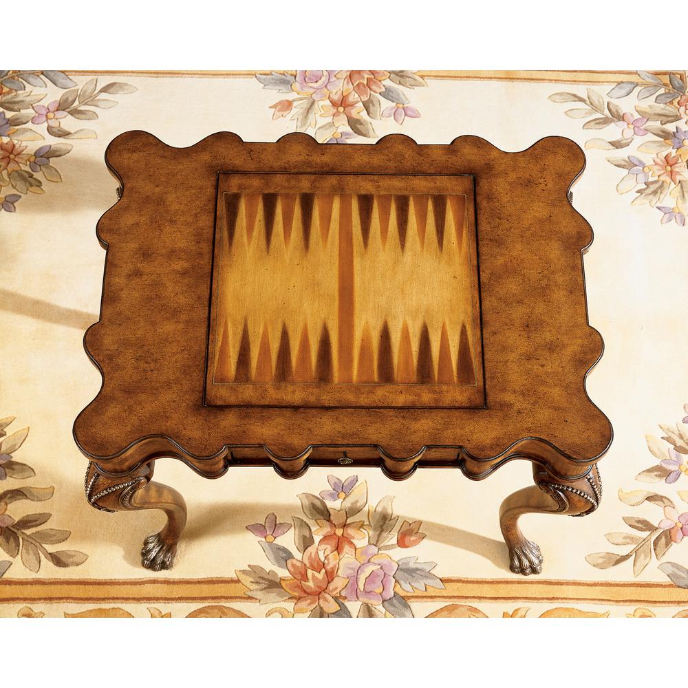 Bianchi Traditional Game Table, Medium Brown