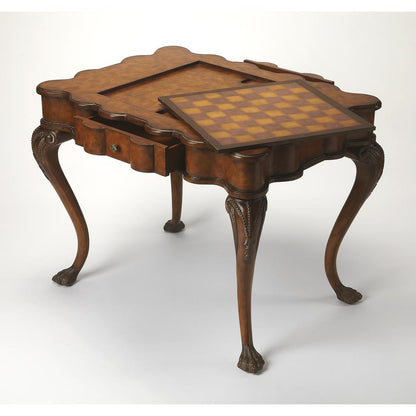 Bianchi Traditional Game Table, Medium Brown