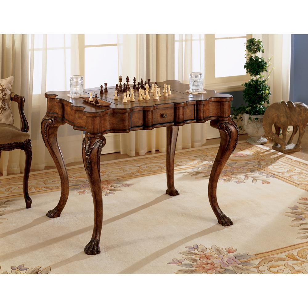 Bianchi Traditional Game Table, Medium Brown