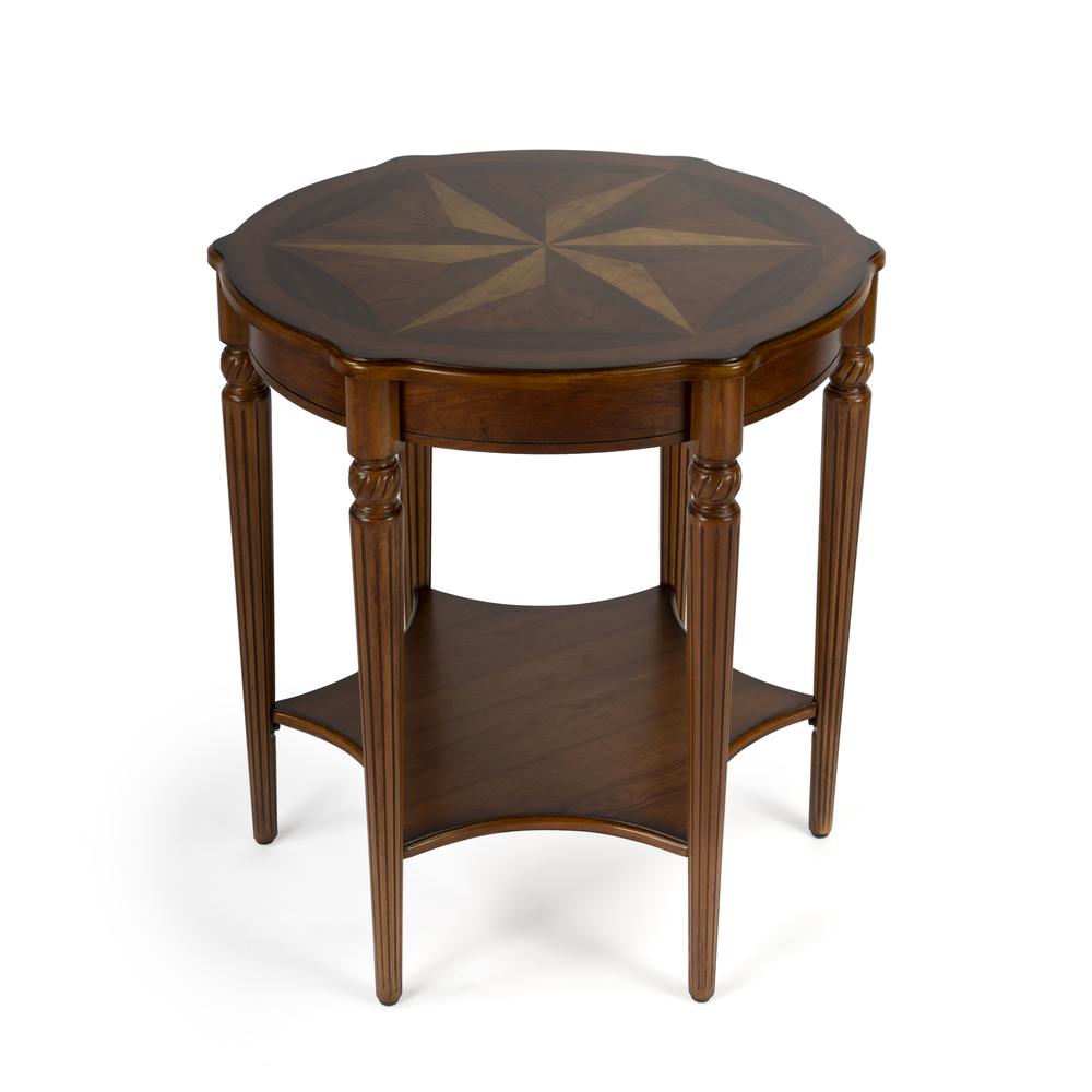 Bainbridge Side Table, Medium Brown