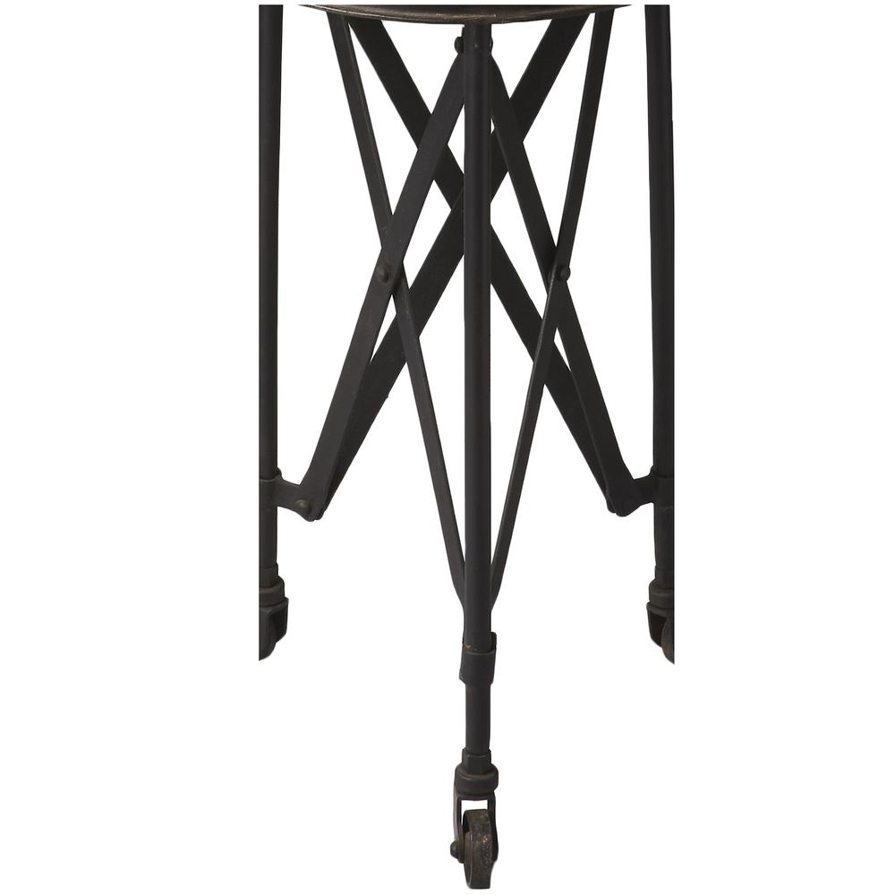 Costigan Flat Side Table, Black