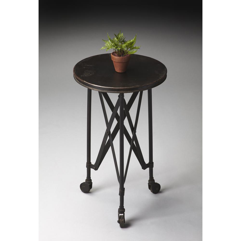 Costigan Flat Side Table, Black