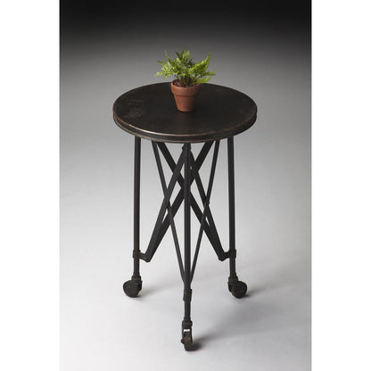 Costigan Flat Side Table, Black