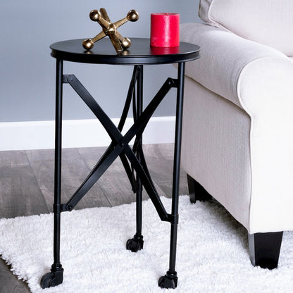 Costigan Flat Side Table, Black