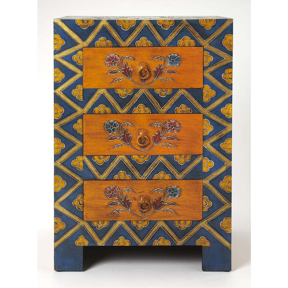 Hand Painted Accent Chest, Belen Kox