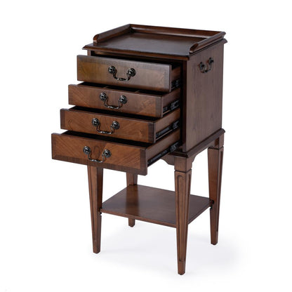 Hardwick 4-Drawer Chest, Medium Brown
