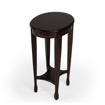 Arielle Side Table, Dark Brown
