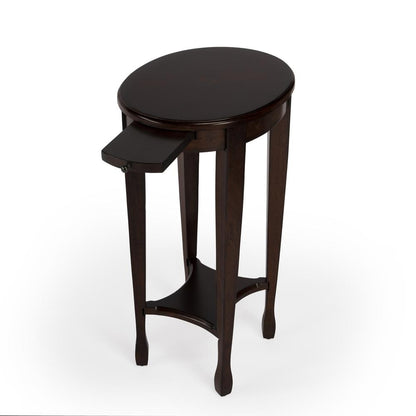 Arielle Side Table, Dark Brown