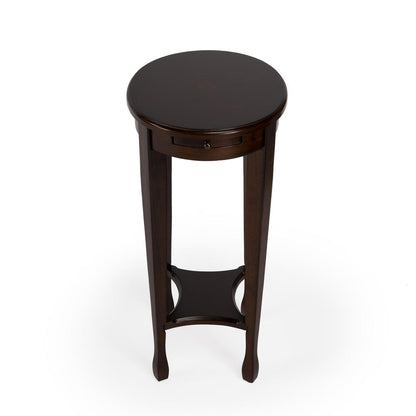 Arielle Side Table, Dark Brown