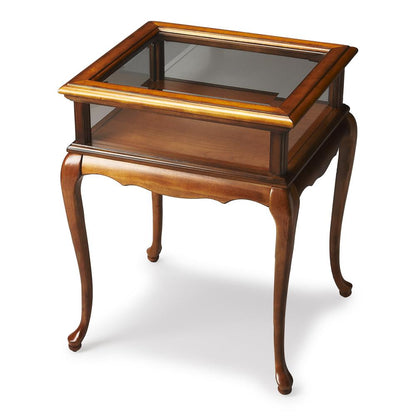 Burton Curio Table, Medium Brown