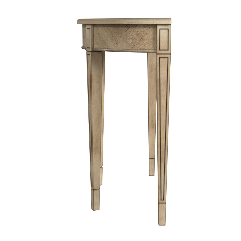 Hampton Demilune 36" Console Table, Beige