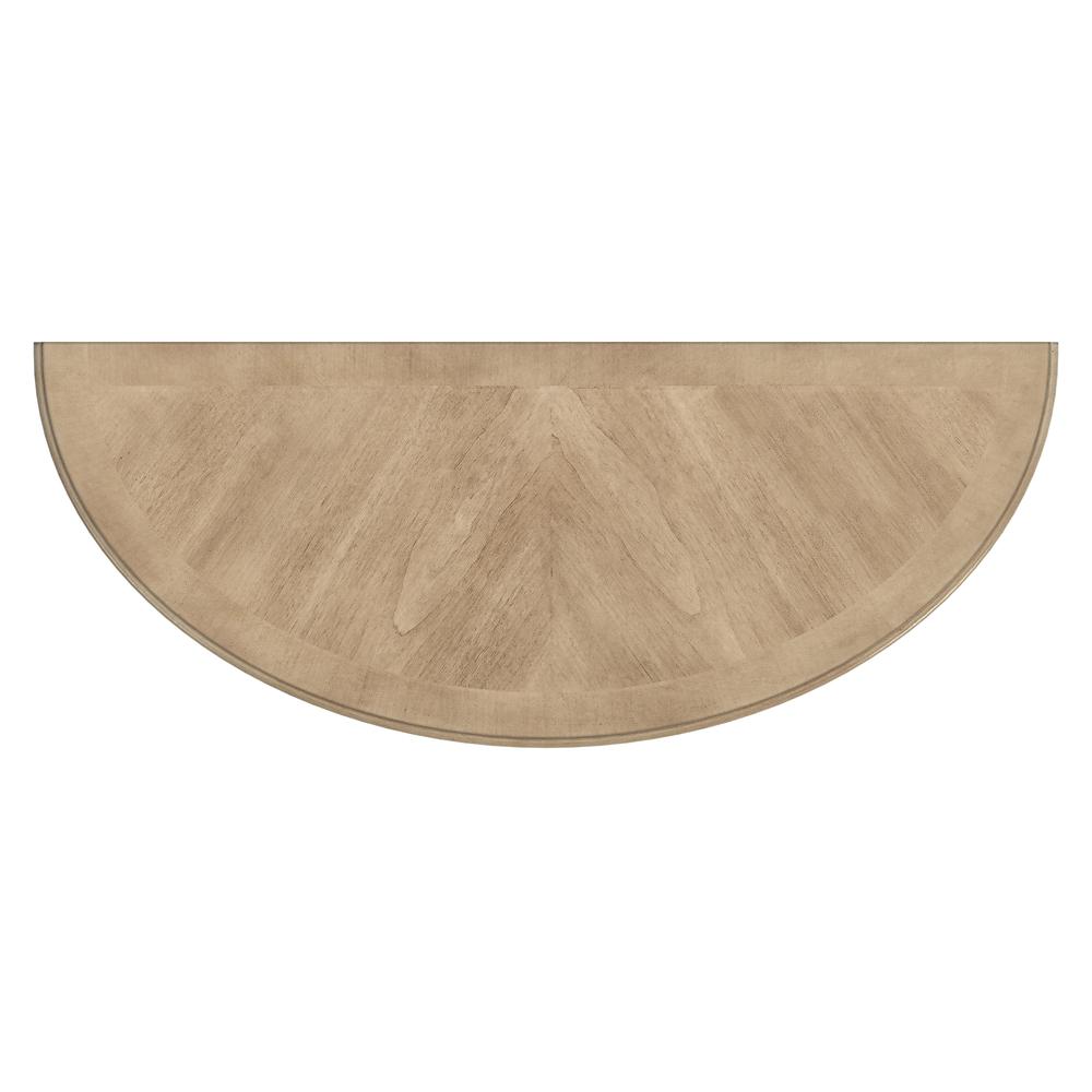 Hampton Demilune 36" Console Table, Beige