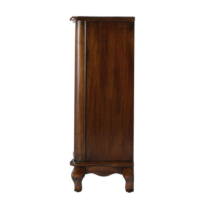 Leyden European Accent Cabinet, Medium Brown