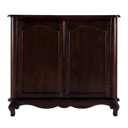 Leyden European  Accent Cabinet, Dark Brown