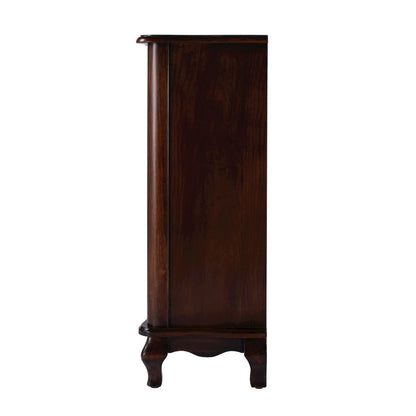 Leyden European  Accent Cabinet, Dark Brown