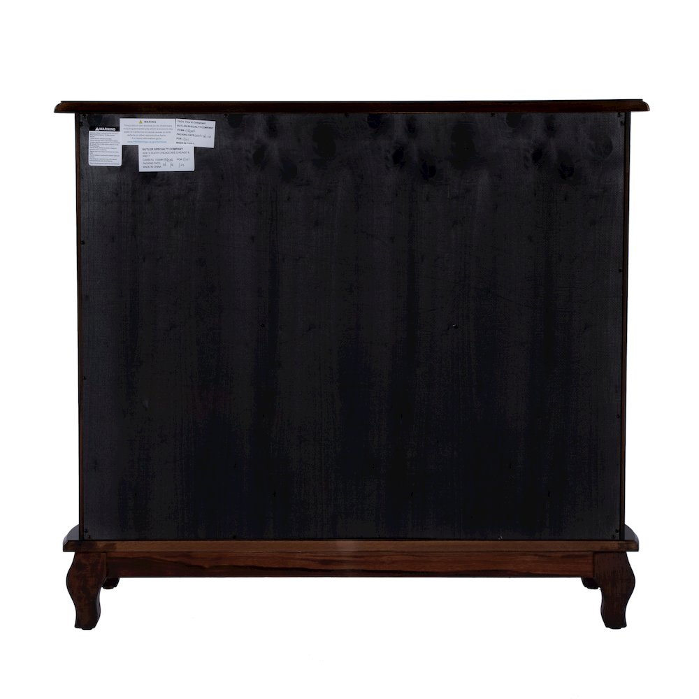Leyden European  Accent Cabinet, Dark Brown