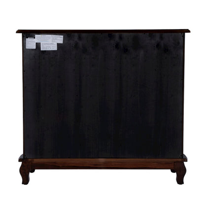 Leyden European  Accent Cabinet, Dark Brown