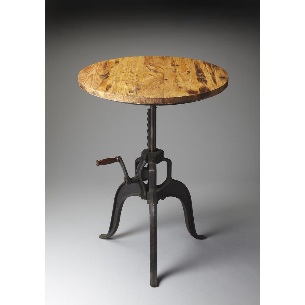 Albert Metal & Wood 30"W Hall/Pub Table, Multi-Color