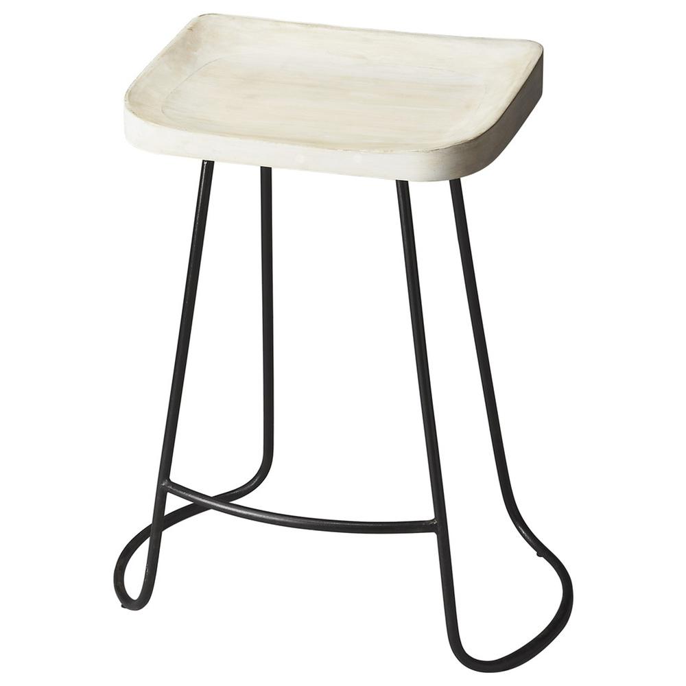 Alton Backless Wood  25.5" Counter Stool, Multi-Color