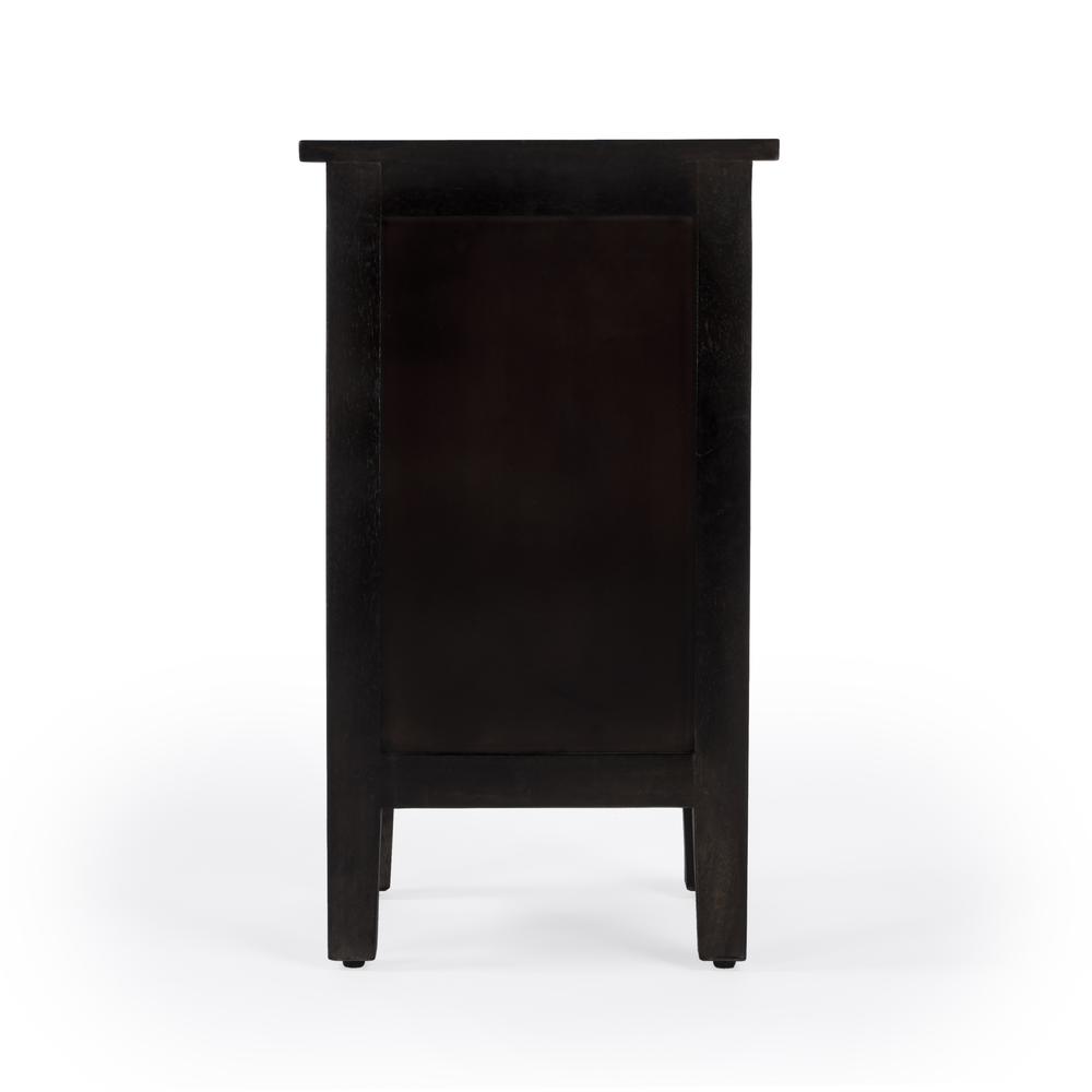 Switra 1 door 1 drawer End Table, Dark Brown