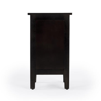 Switra 1 door 1 drawer End Table, Dark Brown