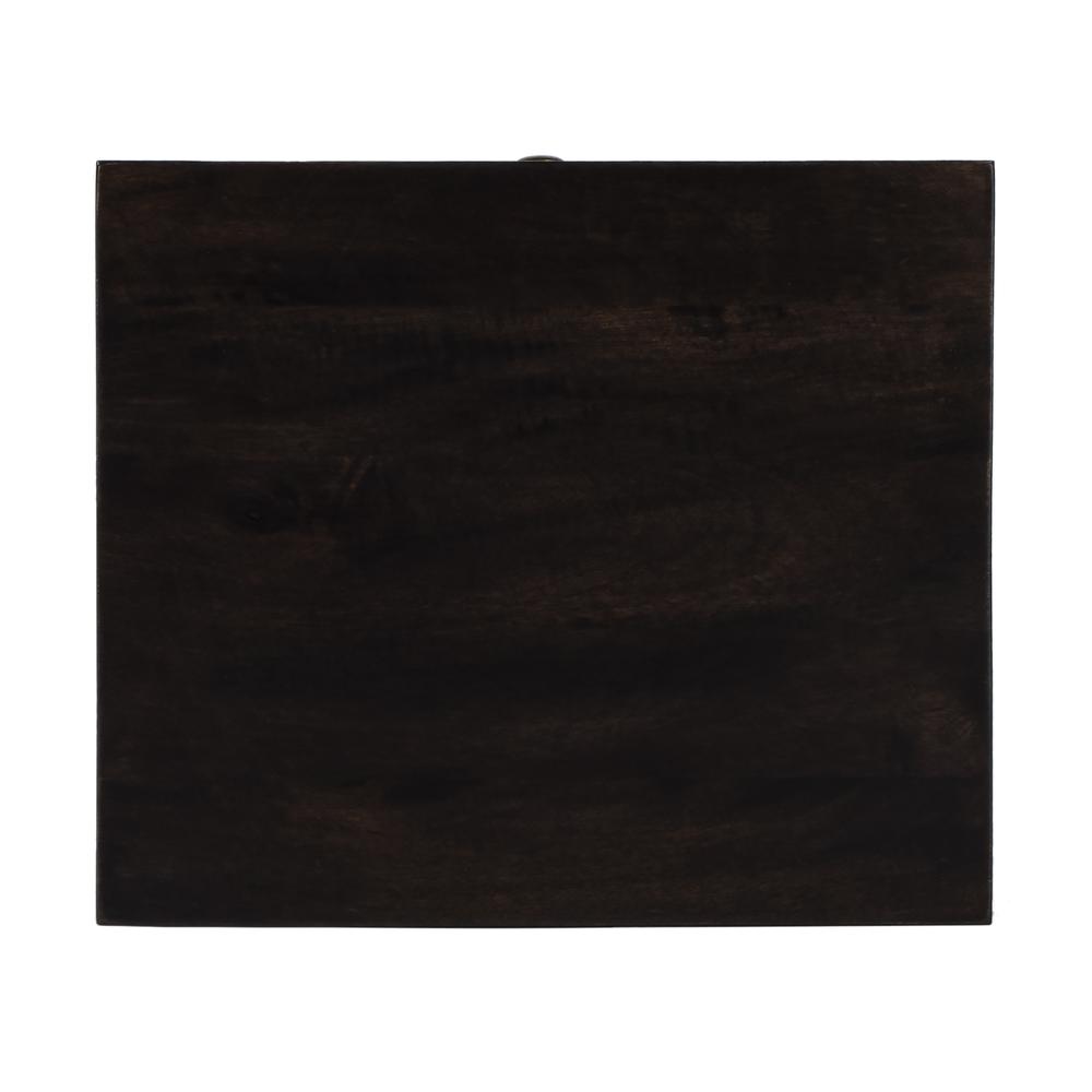 Switra 1 door 1 drawer End Table, Dark Brown