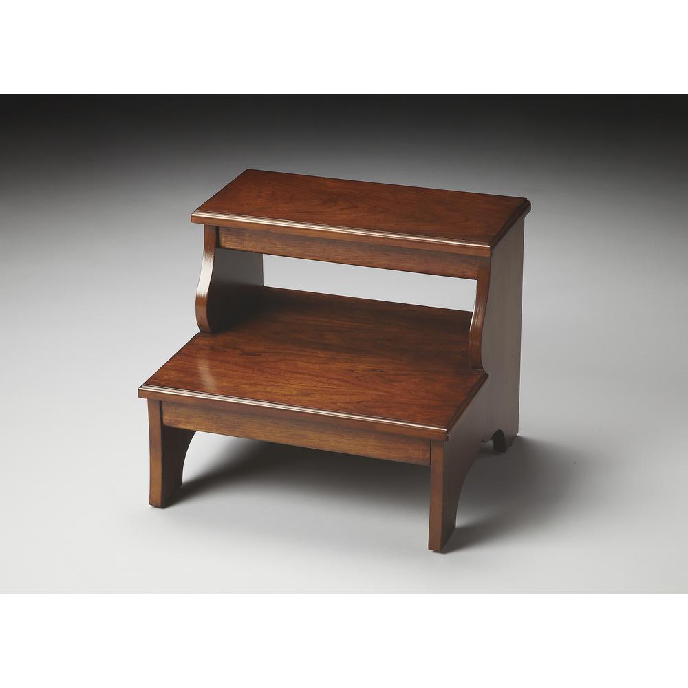 Melrose Step Stool, Medium Brown