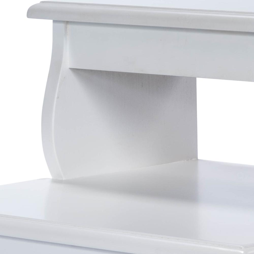 Melrose Step Stool, White