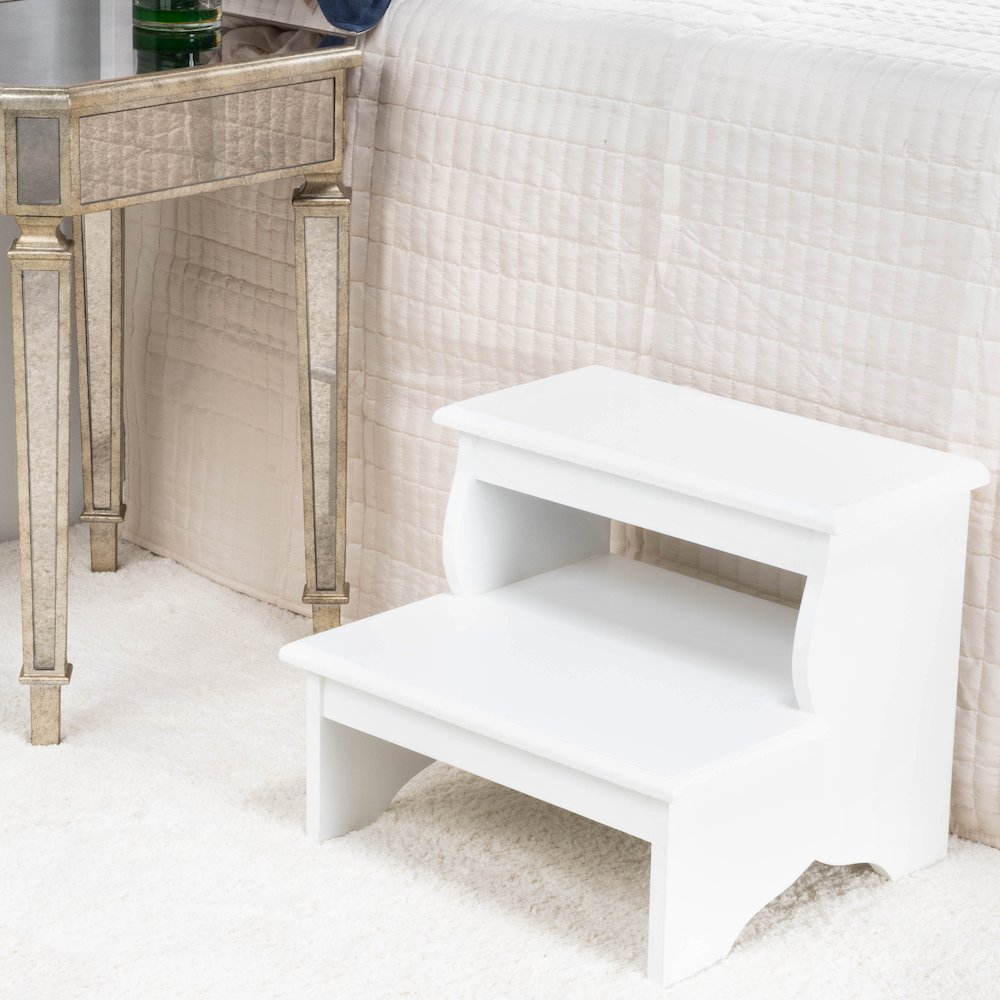 Melrose Step Stool, White