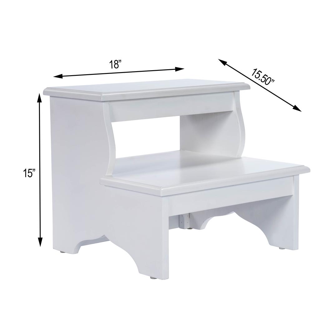Melrose Step Stool, White