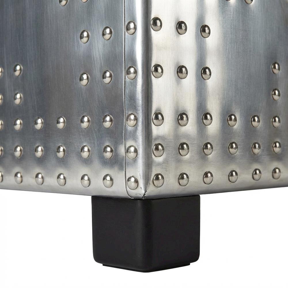 Industrial Chic Silver Metal File Cabinet For Office And Home Use