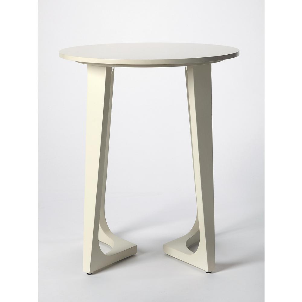 Devin Side Table, White