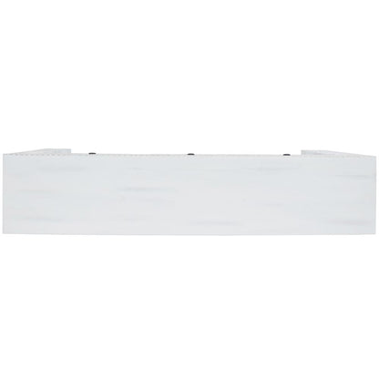 Janta Rectangular Console Table, White