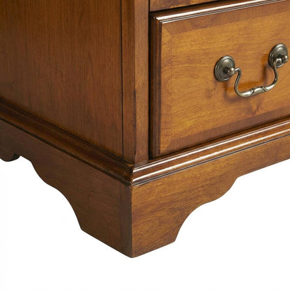 Traditional Secretary Desk with 7 Drawers, Writing Desk, Olive Ash