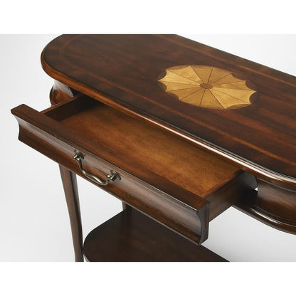Ridgeland Console Table, Dark Brown