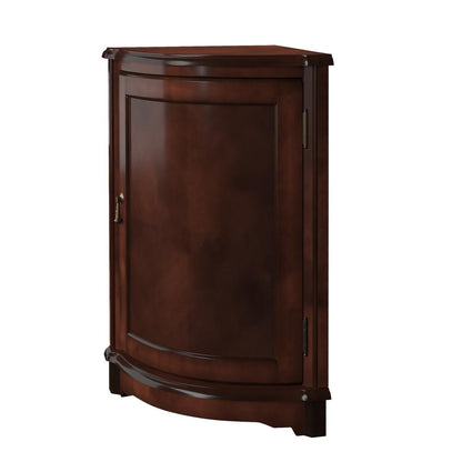 Durham Corner Cabinet, Dark Brown
